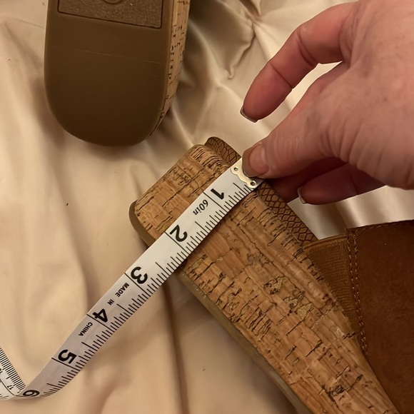 Circus by Sam Edelman - Open toe cork heel sandal Size 9 - Picture 6 of 7